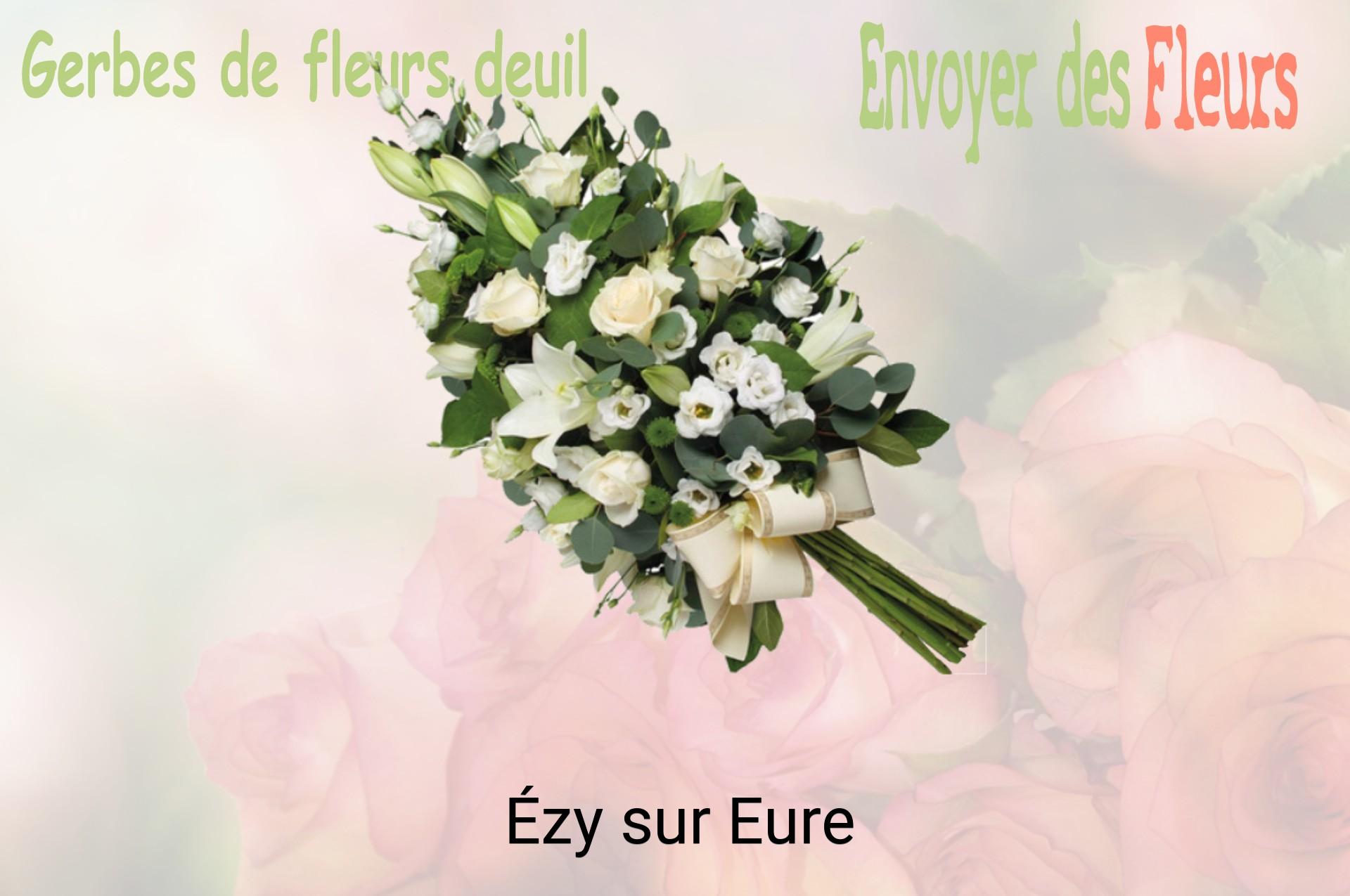 Gerbe de fleurs de deuil livrée à Ézy-sur-Eure